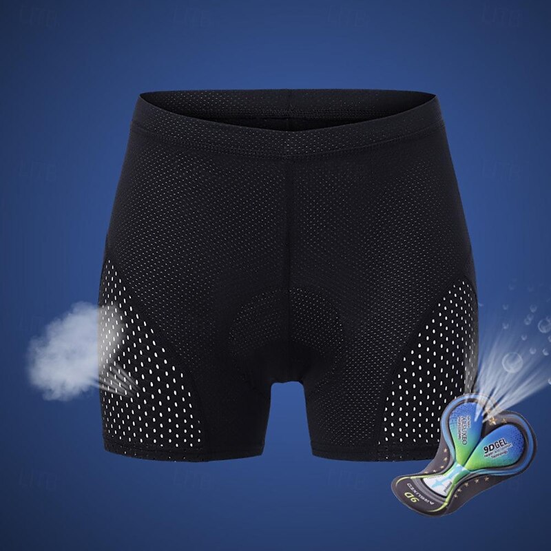 Women's Solid Color Cycling Shorts Bike Shorts Bike Shorts Padded Shorts / Chamois Sports 3D Pad Quick Dry High Elasticity Comfortable Black Purple Spandex Clothing Apparel Bike Wear3