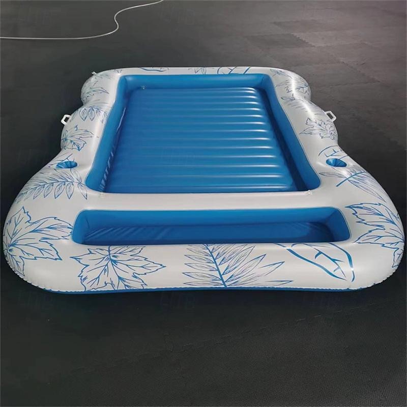 Inflatable Swimming Pool Float Boat Tanning Swimming Pool Lounge Chair Floating Sunbathing Swimming Pool Floating Toy Tanning Mattress Inflatable Cushion4