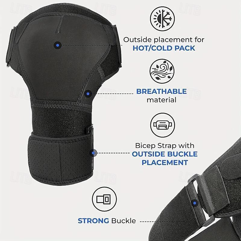 Shoulder Brace For Torn Shoulder Brace- Support And Compress-Shoulder Stability And Recovery-Suitable For Left And Right Arms, Men And Women4