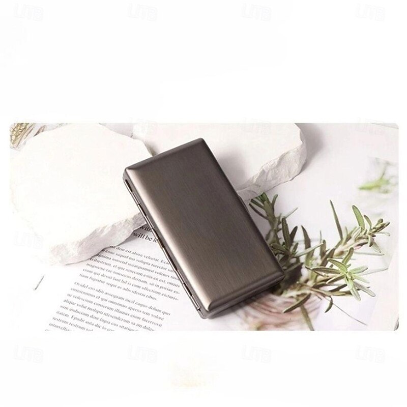Metal Cigarette Case, Lightweight and Portable, Pressure-Resistant, Holds 20 Cigarettes4
