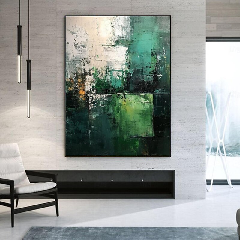 Handmate Oil PaintingCanvasWall Art DecorationAbstract Knife PaintingLandscape Freshnessfor Home Decor Rolled Frameless Unstretched Painting2