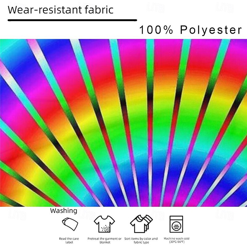 Men's Optical Illusion Dazzle color T Shirt Short Sleeve T shirt 3D Print Crew Neck Shirt Fashion Exaggerated Funny Street Sports Outdoor Rainbow Summer Spring Clothing Apparel S M L XL XXL XXXL3