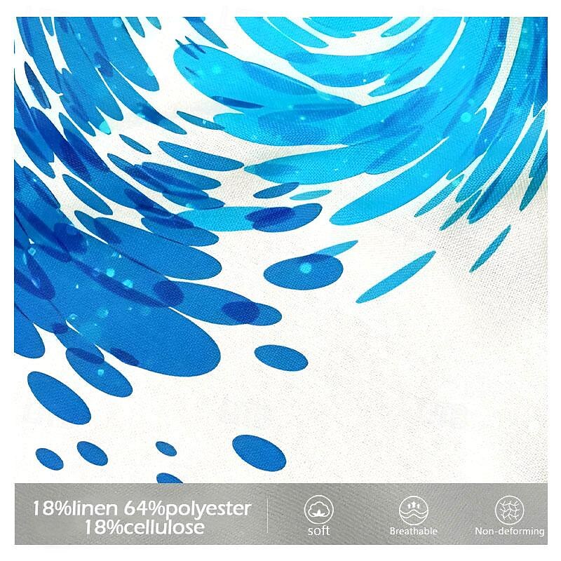 Men's Waves Ocean Button Up Shirt Short Sleeve Hawaiian Casual Resort Outdoor Casual Holiday Summer Spring Turndown Print White3