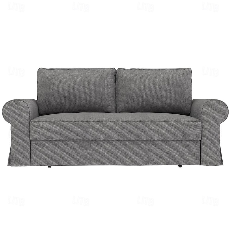 3-Seat Sofa Bed Cover Solid Color Slipcovers BACKcover LITB PRIME cover