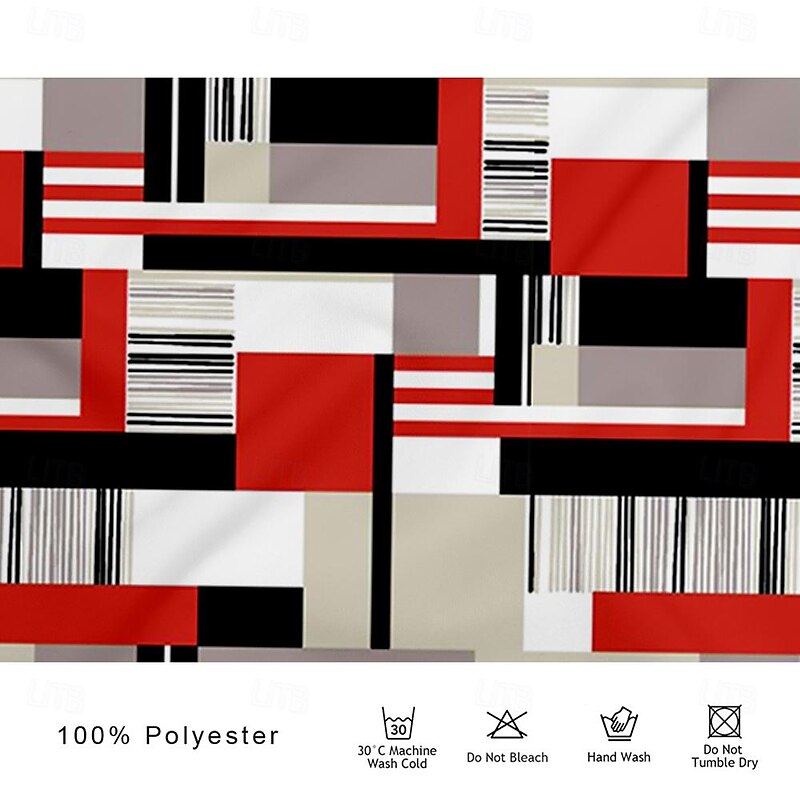 Men's Polo Shirts Golf Shirt Short Sleeve Polo Shirts Collared Shirts Business Casual WorkWear Formal Wear Festival Wear Buttons 3D Print Spring & Summer Red3