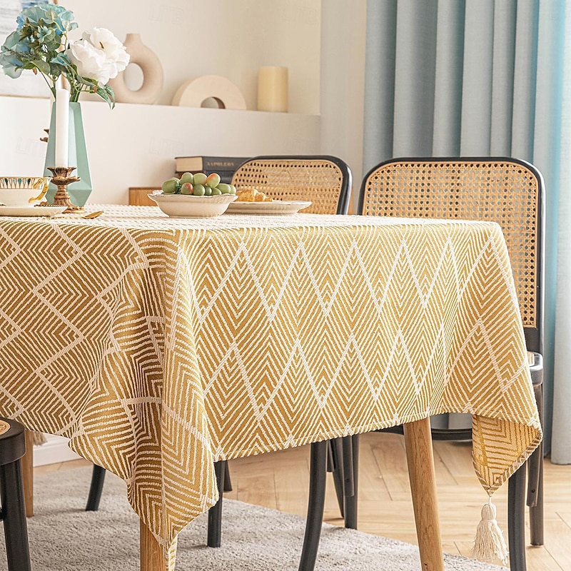 Japanese-style Wavy Tablecloth