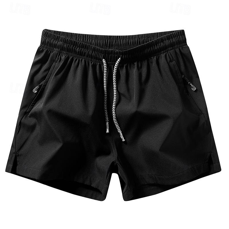Men's Running Shorts Gym Shorts Sweat Shorts Pocket Drawstring Elastic Waistband Shorts Outdoor Sports & Outdoor Athletic Quick Dry Lightweight Soft Marathon Running Workout Tailored Fit Sportswear
