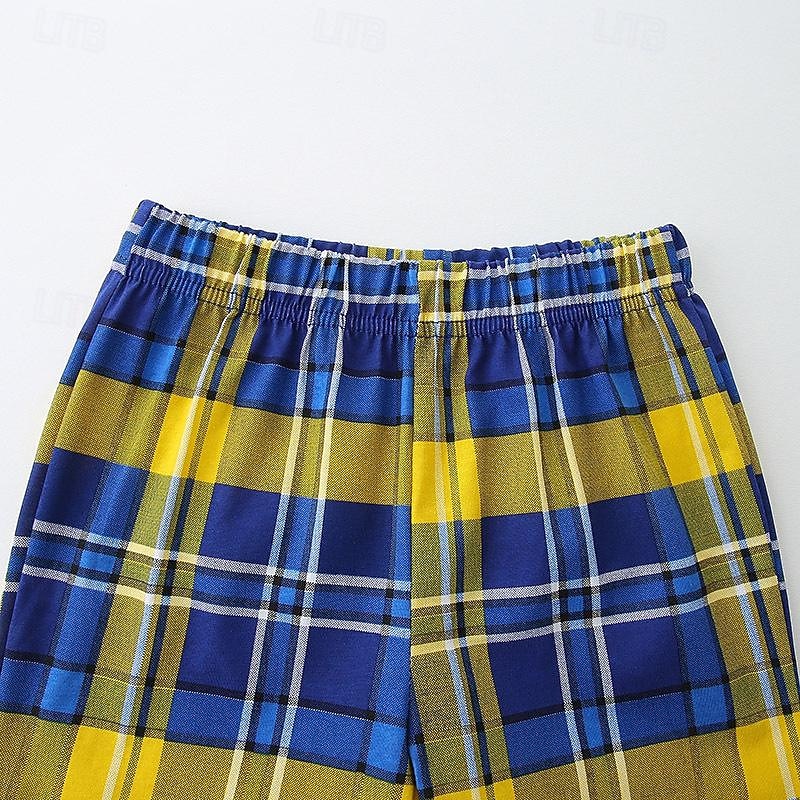 2 Pieces Toddler Boys T-shirt & Shorts Outfit Graphic Short Sleeve Set School Fashion Daily Summer Spring 3-7 Years4