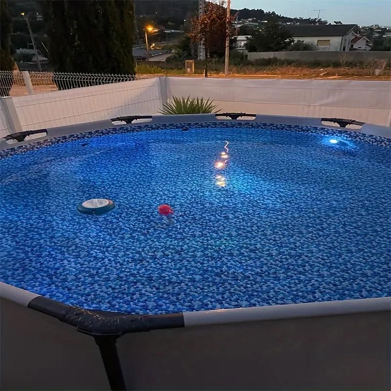 Submersible LED Pool Light, RGB Color Changing 13-LED Magnetic - Wireless Remote Control, Waterproof for Pool, Aquarium, Bathtub Decor, Parties, Holidays, Garden Fountain 12