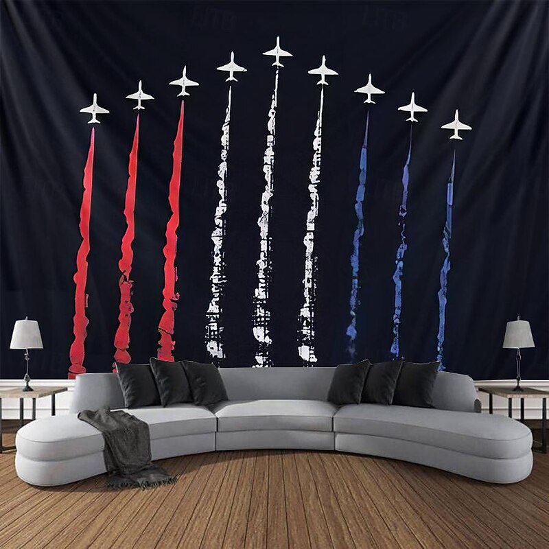 Independence Day 4th of July Hanging Tapestry Wall Art Large Tapestry Mural Decor Photograph Backdrop Blanket Curtain Home Bedroom Living Room Decoration2