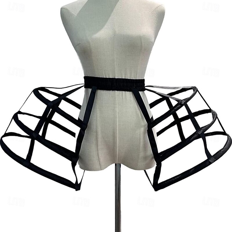 Retro Vintage Rococo Baroque Petticoat Hoop Skirt Under Skirt Bustle Princess Bride Ball Gown Fancy Dress Women's Girls' Royal Carnival Masquerade Performance Wedding Party Adults' Petticoat4