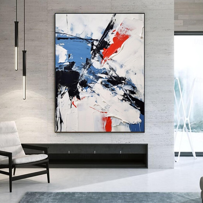 Handmate Oil PaintingCanvasWall Art DecorationAbstract Knife PaintingLandscape Freshnessfor Home Decor Rolled Frameless Unstretched Painting4