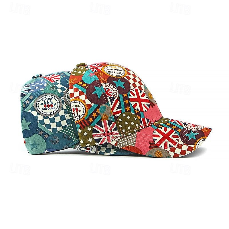 Men's Baseball Cap Sun Hat Trucker Hat Red Blue Polyester Fashion Casual Street Daily Graffiti Adjustable Sunscreen Breathable2