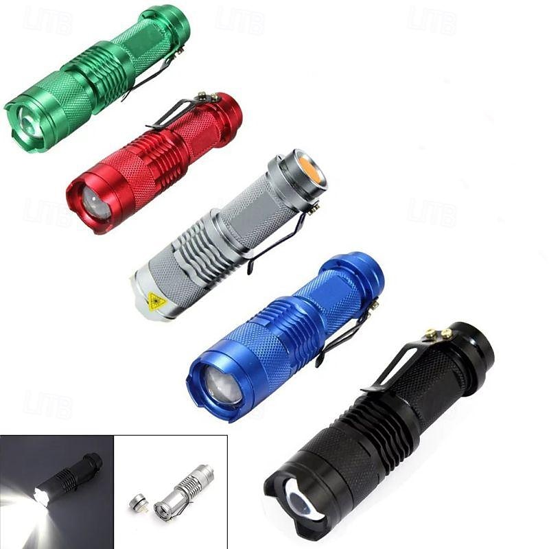 Alonefire SK68 Zoom Red Light Flashlight Mini Portable Belt Clip Tactical Focusing Zoom Torch Beekeeping Fishing Blood Vessels Search Ms Travel Hotel Camera Detector Outdoor Signal Red Lights3