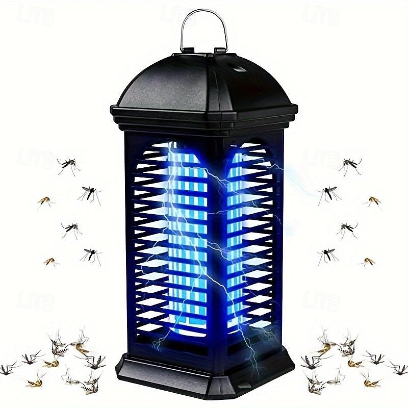 Bug Zapper Electric Mosquito Killer,  Indoor and Outdoor Mosquito Killer Electric Shock Mosquito Lamp Household Photocatalytic Mosquito Killer UV Outdoor Mosquito Trap Lamp2
