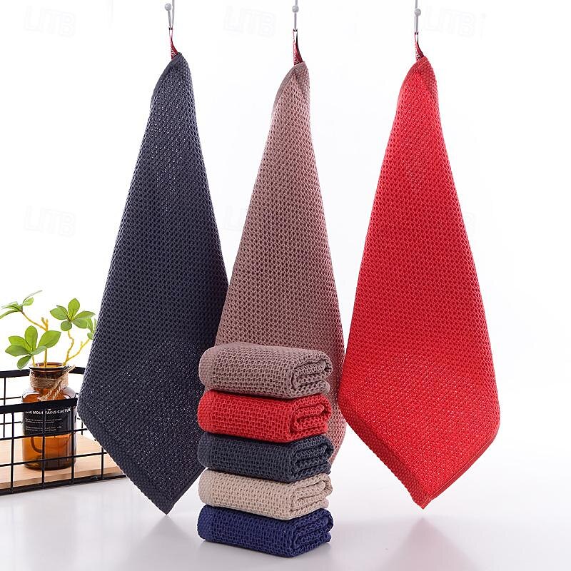 Cotton Jacquard Gauze Towel Cotton Honeycomb Square Small Towel Wholesale Wash Face Kids Baby Baby2