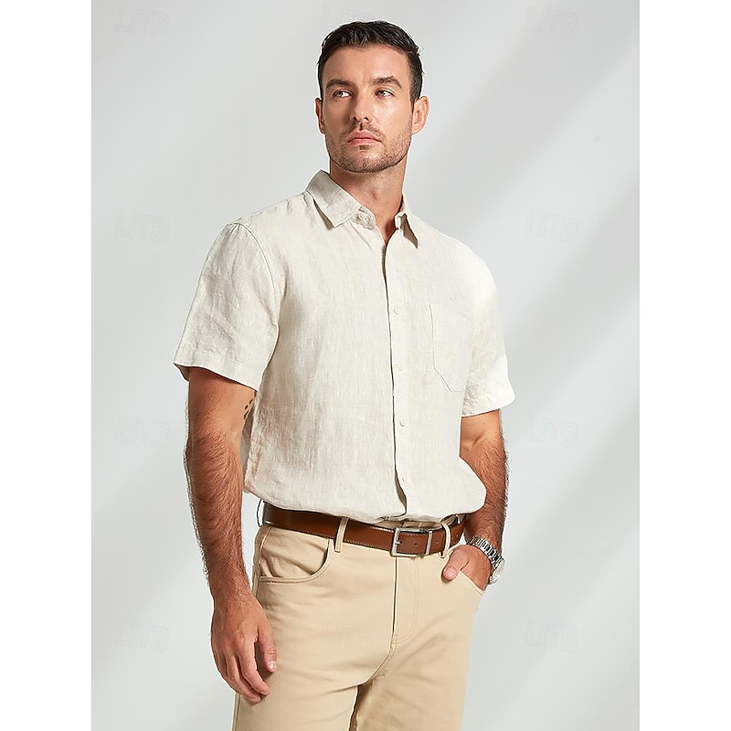 Men's Premium Leather Belt with Sleek Stainless Steel Buckle - Perfect for Business and Casual Wear3