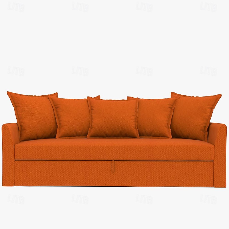 Sofa Cover 100% Cotton Solid Color Quilted Cotton Slipcovers HOLcover LITB PRIME cover4