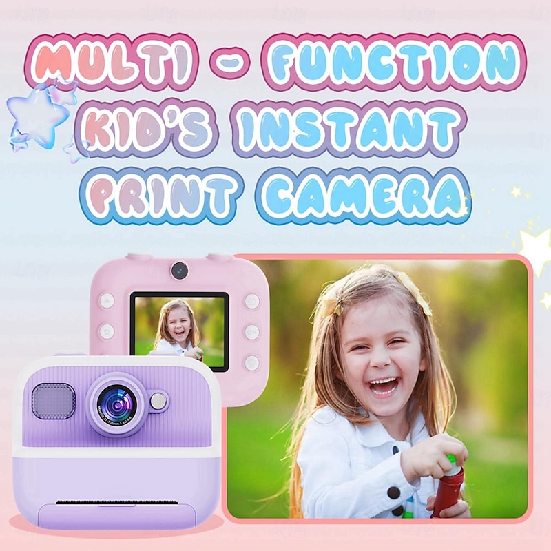 The new 's camera Polaroid camera takes photos records videos and prints immediately. The camera has high-definition pixels2