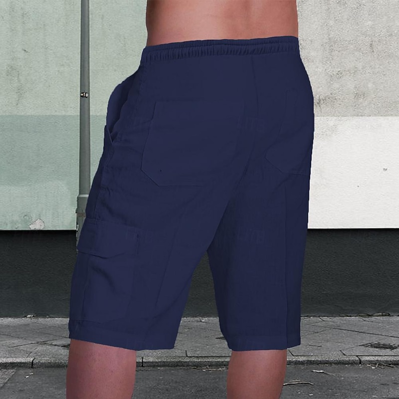 Men's Flag Letter American Flag Shorts Mid Waist Vacation Fashion Streetwear Outdoor Casual Holiday Drawstring Side Pockets Designer Clothing Apparel2