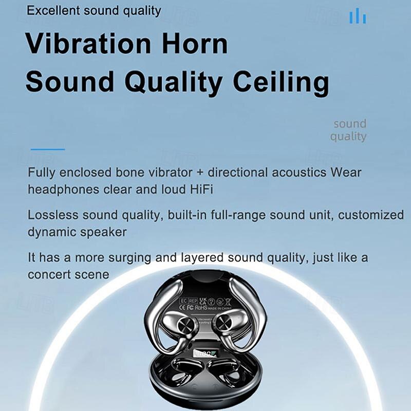 2024 Bone Conduction Headphone Ear Hook Bluetooth 5.2 Sports Stereo HIFI for Apple Samsung Huawei Xiaomi MI Everyday Use Mobile Phone Office Business Travel Entertainment Car Motorcycle4