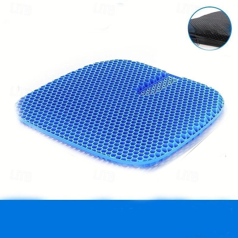 FYAUTOPER Car honeycomb gel cushion summer cool pad Single car pad silicone breathable ice pad butt pad summer truck seat pad4