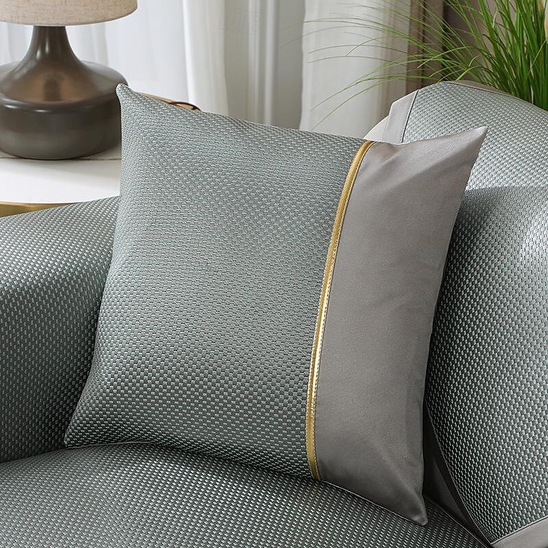 Summer Ice Silk Mattress Pillowcase Back Cushion Pillow Summer Living Room Sofa Back Cushion Office Lumbar Support2