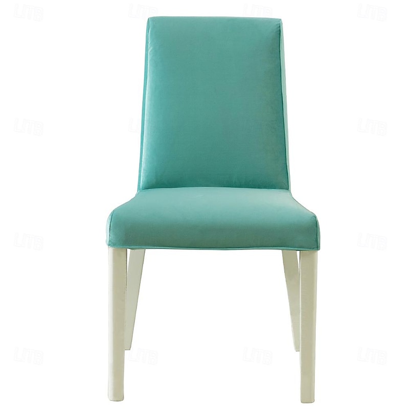 Velvet Chair Cover Solid Color Quilted Velvet Slipcovers BERGcover LITB PRIME cover3