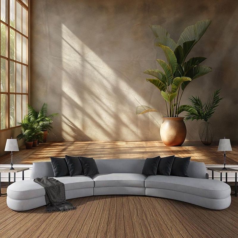 Nature Window View Hanging Tapestry Wall Art Large Tapestry Mural Decor Photograph Backdrop Blanket Curtain Home Bedroom Living Room Decoration3