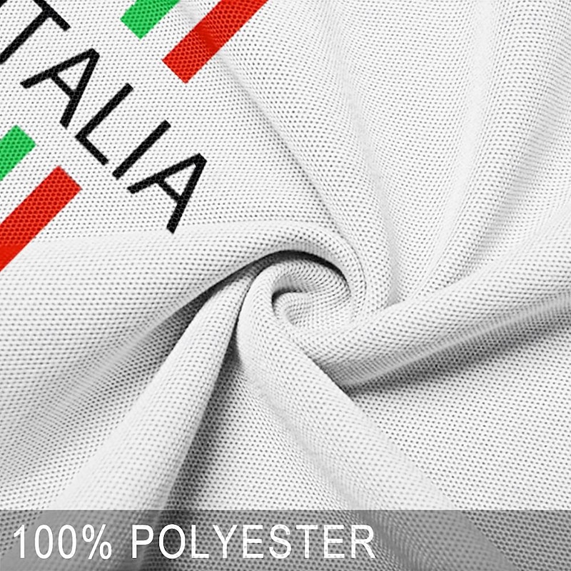 Men's Veterans Patriotic Sports Polo Shirts Golf Shirt Short Sleeve Polo Shirts Collared Shirts Casual Streetwear Vacation Wear Party Outfits 3D Print Buttons Spring & Summer White3