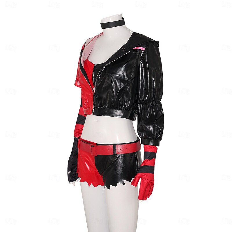 Joker: Folie à Deux Joker 2 Harley Quinn Coat Gloves Shorts Women's Movie Cosplay Cosplay Costume Halloween Carnival Masquerade Party / Evening With Costume Wigs4