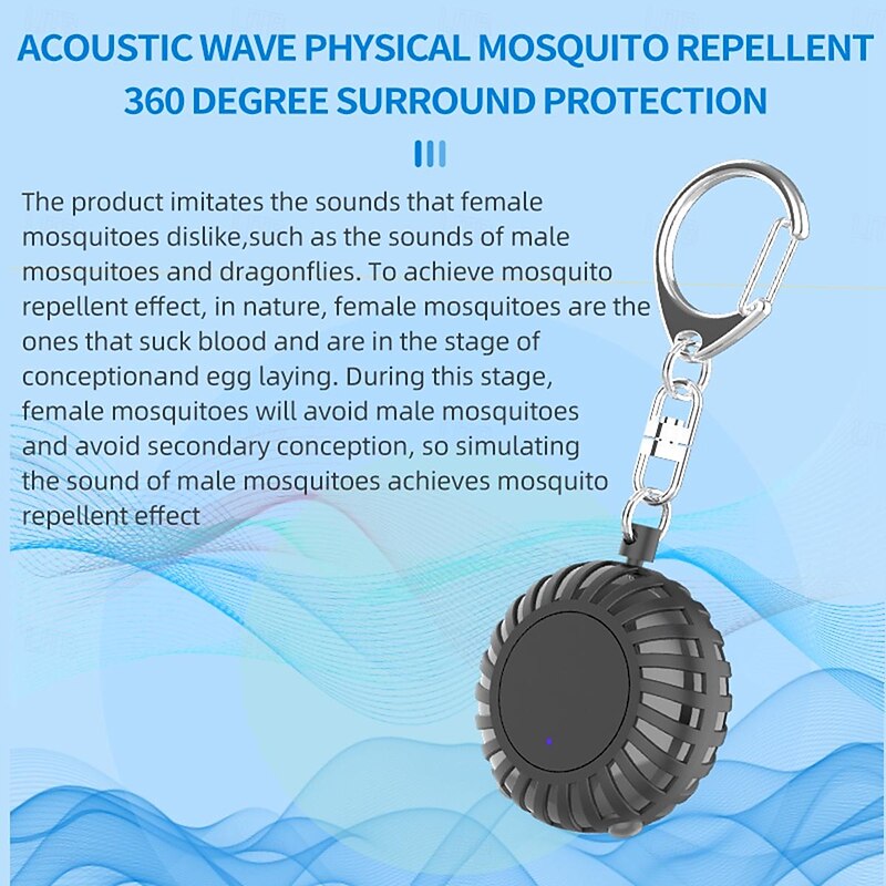 M95 Ultrasonic Mosquito Repellent Device – Electronic Anti-Mosquito Tool Outdoor Insect Deterrent3