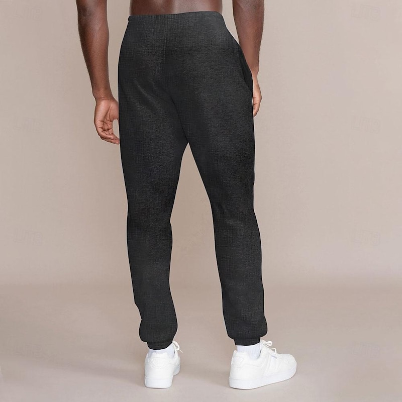 Men's Skull Sweatpants Joggers Mid Waist Party Daily 3D Print Spring Fall & Winter 3D Print Black2