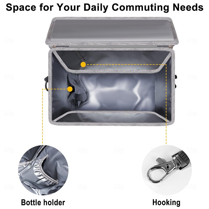 Large Capacity Shoulder Bag Bento Box - Insulated Lunch Bag for Outdoor Picnics, Teens, and Office Workers - Ideal for Schools, Classrooms, Cafeterias, and Back to School2