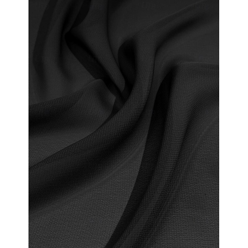 A-Line Cocktail Dresses Party Dress Wedding Guest Engagement Knee Length Sleeveless Halter Neck Chiffon V Back with Sleek Tiered  dress to impress4