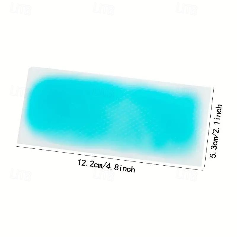 20pcs Cooling Patch, 8 Hours Fever Cooling Gel Pads, Hot Flash Blue Forehead Cold Cooling Sticker Sheets3