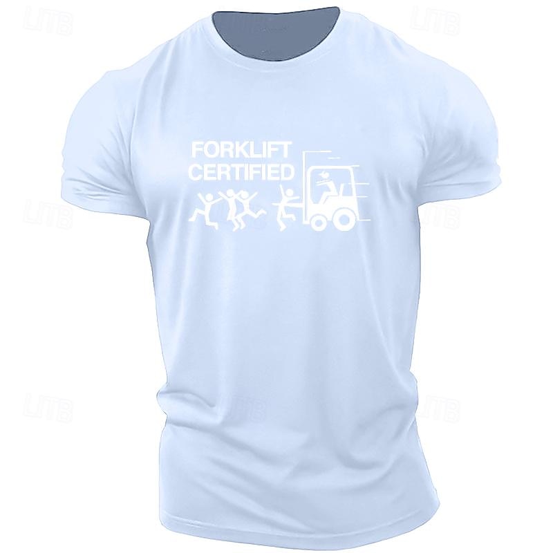 Men's Letter Graphic Prints T Shirt Graphic Tee 100% Cotton Short Sleeve Graphic Shirt Khaki Army Green Gray Comfortable Tee Outdoor Street Fashion Designer Clothing2