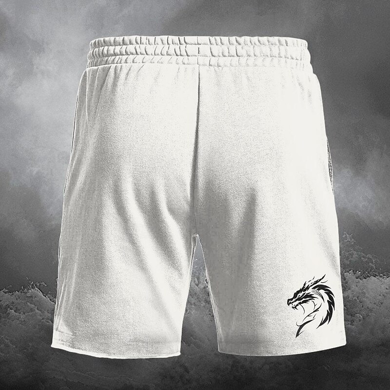 Men's Dragon Swim Trunks Swim Shorts Board Shorts Mid Waist Vintage Designer Punk & Gothic Casual Holiday Club Designer Clothing Apparel3