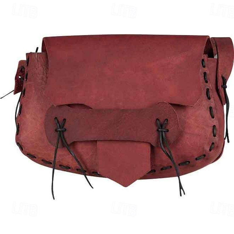 Retro Vintage Punk & Gothic Medieval Bag Belt Bag Waist Bag Ranger Elven Fancy Dress Men's Women's Unisex Celtic Viking Fantasy Halloween Carnival Masquerade Party / Evening LARP Ren Faire Adults' Bag4