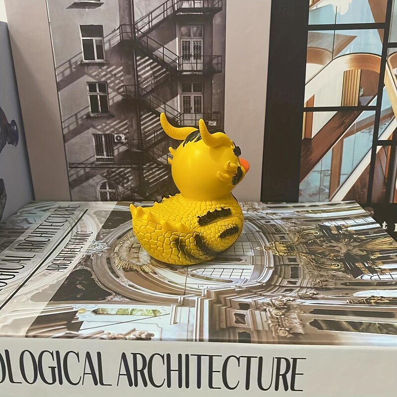 Duck Statue Decor Resin Collection Satanic, Punk, Gothic, and Rock'n'Roll Ducks - Perfect Additions for Mrs. Valentina's Eccentric and Dark-themed Display3