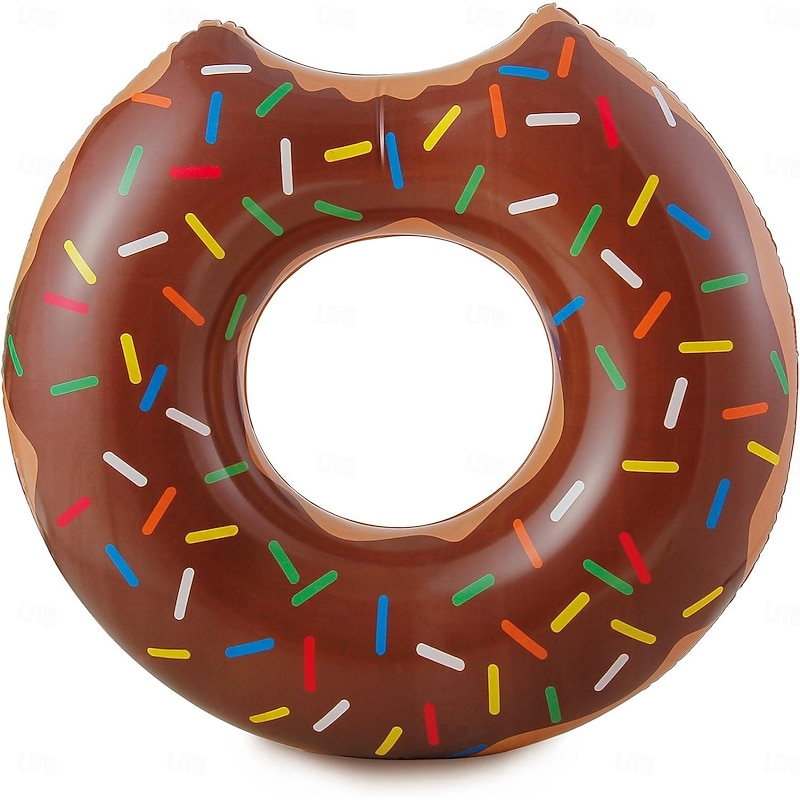 2 PACK Donut Pool Floats Donut Pool Floatie Donut Tube Pool Doughnut Pool Float Donut Inflatables Doughnut Inner Tube Doughnut Pool Floatie Donut Pool Ring Donut Swimming Ring for Beach Pool2