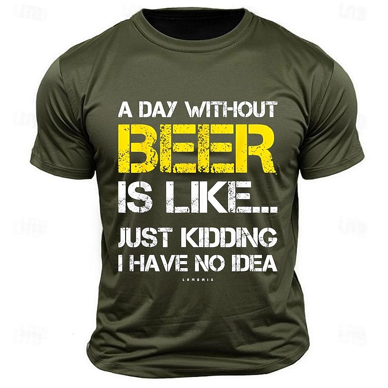Men's Funny Beer T-shirt: 