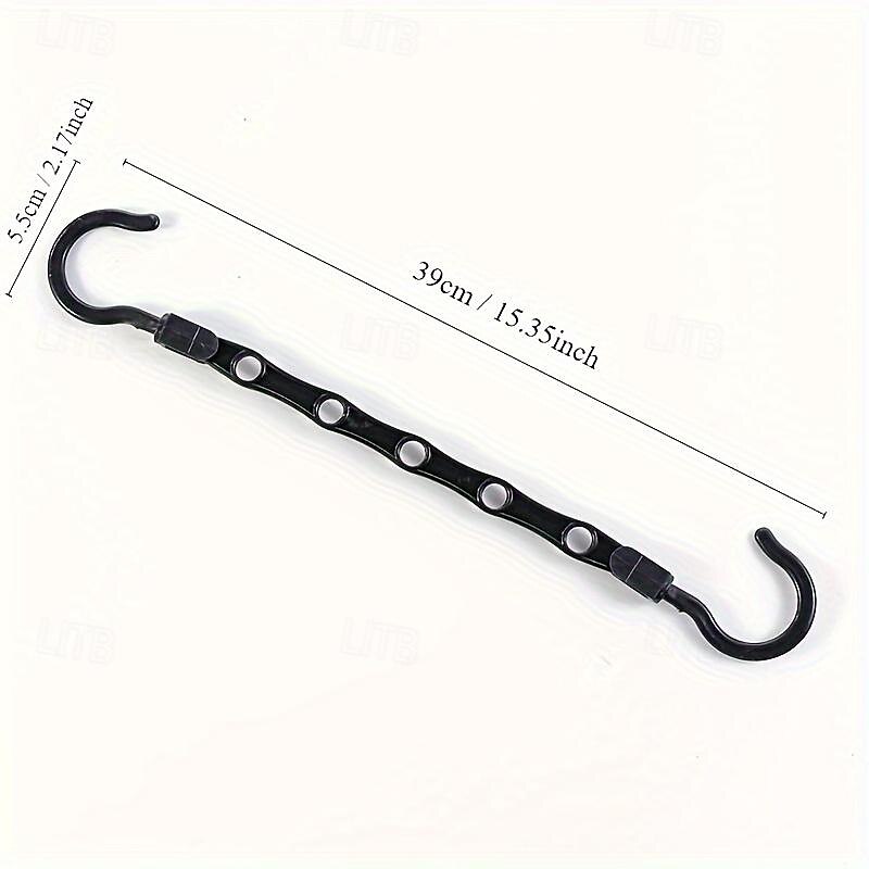 10pcs Magic Hanger - Space Saving Wardrobe Organizer For Heavy Clothes - Sturdy Plastic Multifunctional Hanger For Clothing Stores4