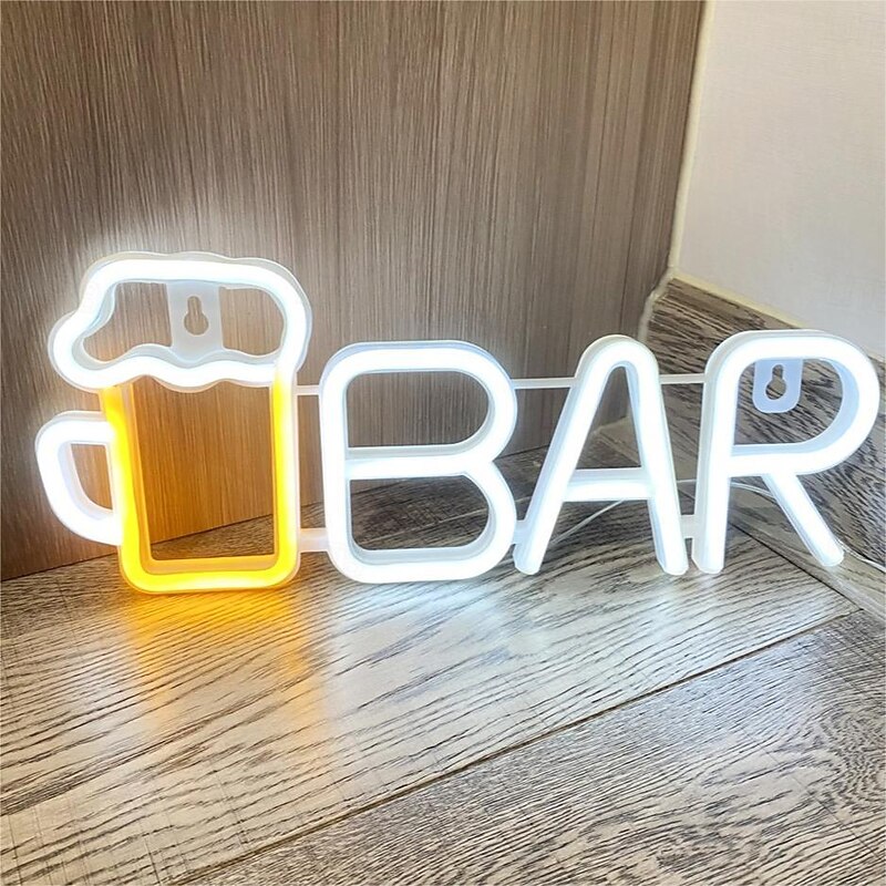 Oktoberfest Bar LED Neon Strip Light, Warmwhite White Purple Sign Light Up Your Summer with this Pre-Lit LED Marquee Bar Sign Perfect for Outdoor & Wall Decor2