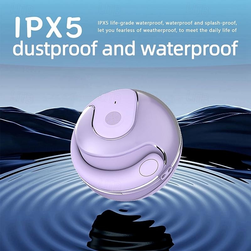 JM13 Bone Conduction Headphone Ear Hook Bluetooth5.0 Sports Waterproof Stereo for Apple Samsung Huawei Xiaomi MI  Yoga Fitness Gym Workout Mobile Phone