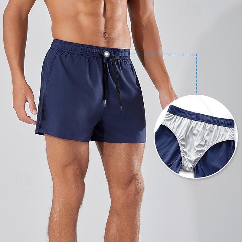 Men's Running Shorts Gym Shorts Sweat Shorts Pocket Elastic Waistband Shorts Outdoor Sports & Outdoor Athletic Quick Dry Lightweight Soft Marathon Running Workout Tailored Fit Sportswear Activewear2