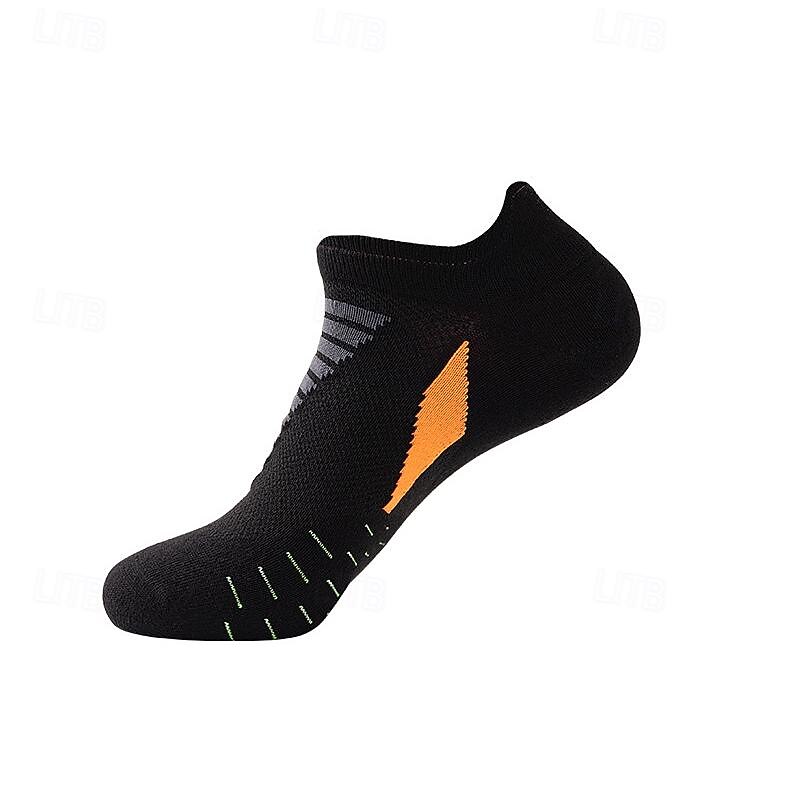 Men's 3 Pieces Multi Packs Socks Running Socks Casual Socks Black White Color Stripes Sports & Outdoor Daily Vacation Basic Medium Spring Fall Fashion Casual4