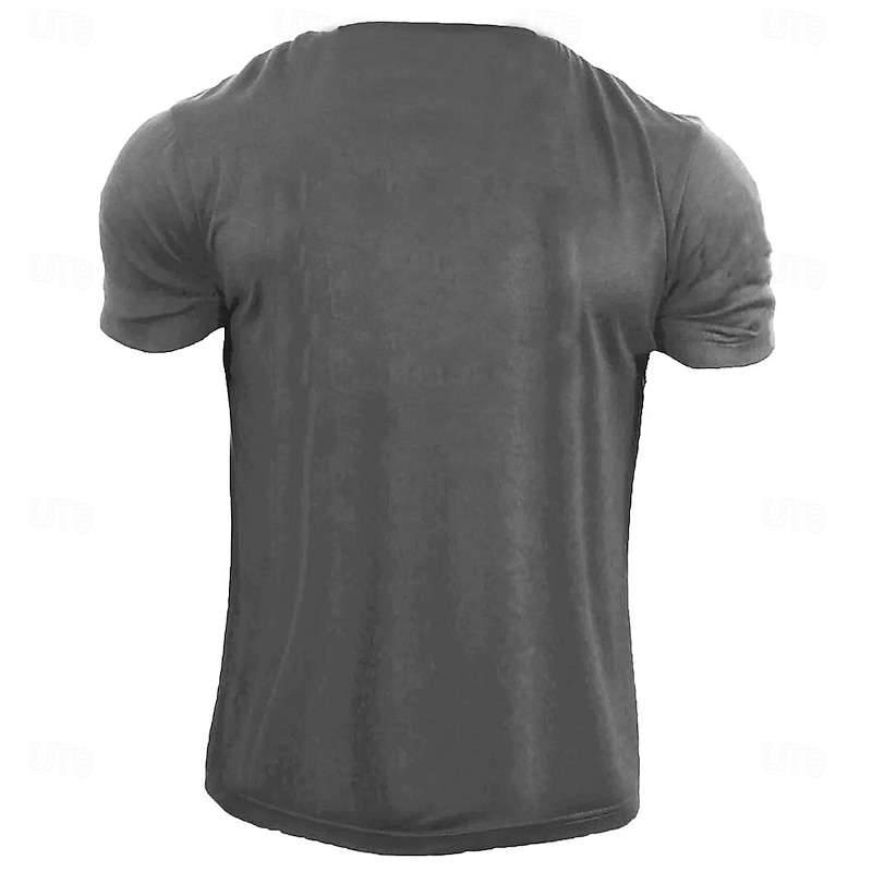 Men's Letter Printed Funny Beer T Shirt Tee Top Cotton Short Sleeve Graphic Shirt Black Dark Grey Army Green Comfortable Tee Street Sports Outdoor Fashion Designer Clothing2