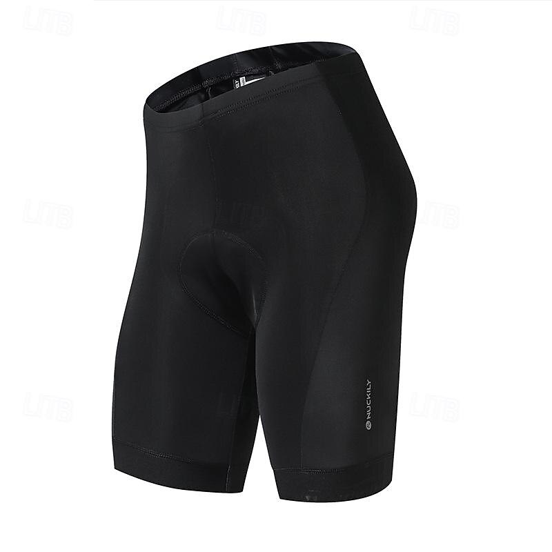 Men's Bike Shorts Cycling Padded Shorts Solid Color Bike Shorts Padded Shorts / Chamois with 3 Rear Pockets Quick Dry High Elasticity Comfortable Breathable Sports Black Clothing Apparel2