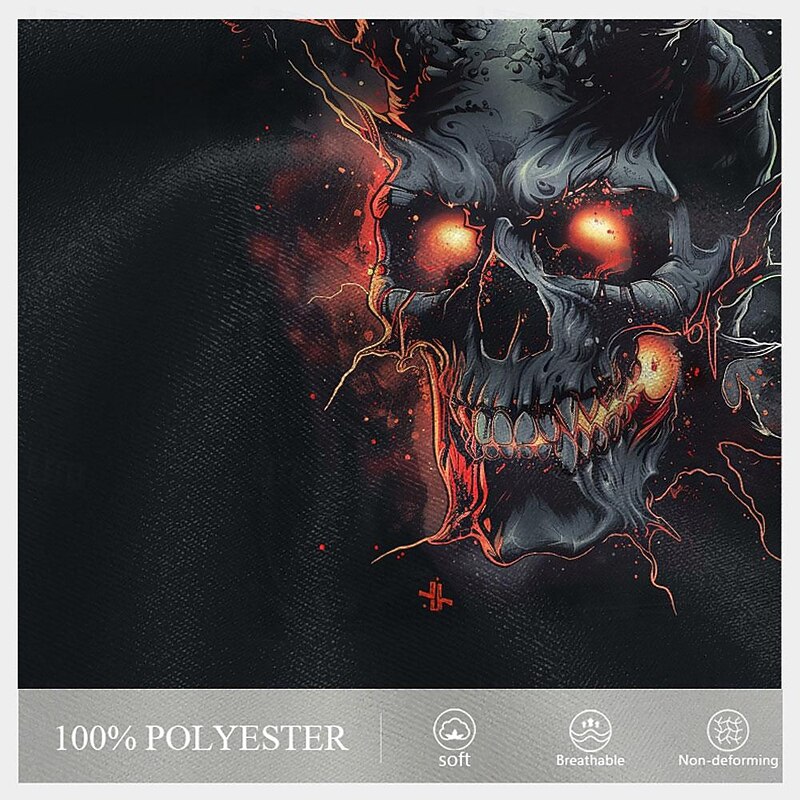 Men's Skull Dragon Skeleton Sweat Pants Swim Shorts Board Shorts Mid Waist Vintage Designer Punk & Gothic Casual Holiday Club Designer Clothing Apparel3